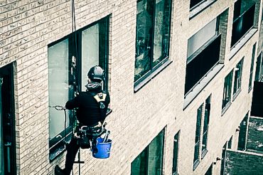 High level window cleaning accross London